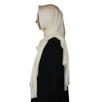 Aker Shawl Aker Solid Shawl 1002SLK-912 Ivory - Modefa 