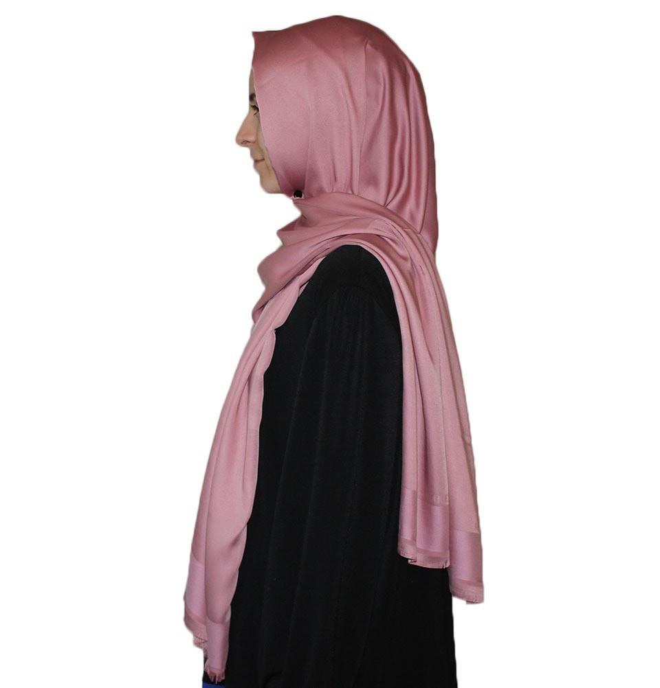 Aker Shawl Aker Solid Shawl 1002SLK-992 Rose Pink - Modefa 