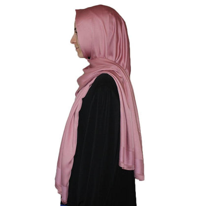 Aker Shawl Aker Solid Shawl 1002SLK-992 Rose Pink - Modefa 