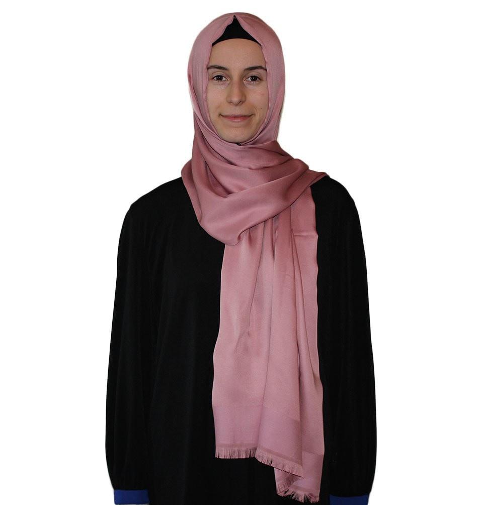 Aker Shawl Aker Solid Shawl 1002SLK-992 Rose Pink - Modefa 
