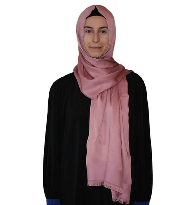 Aker Shawl Aker Solid Shawl 1002SLK-992 Rose Pink - Modefa 