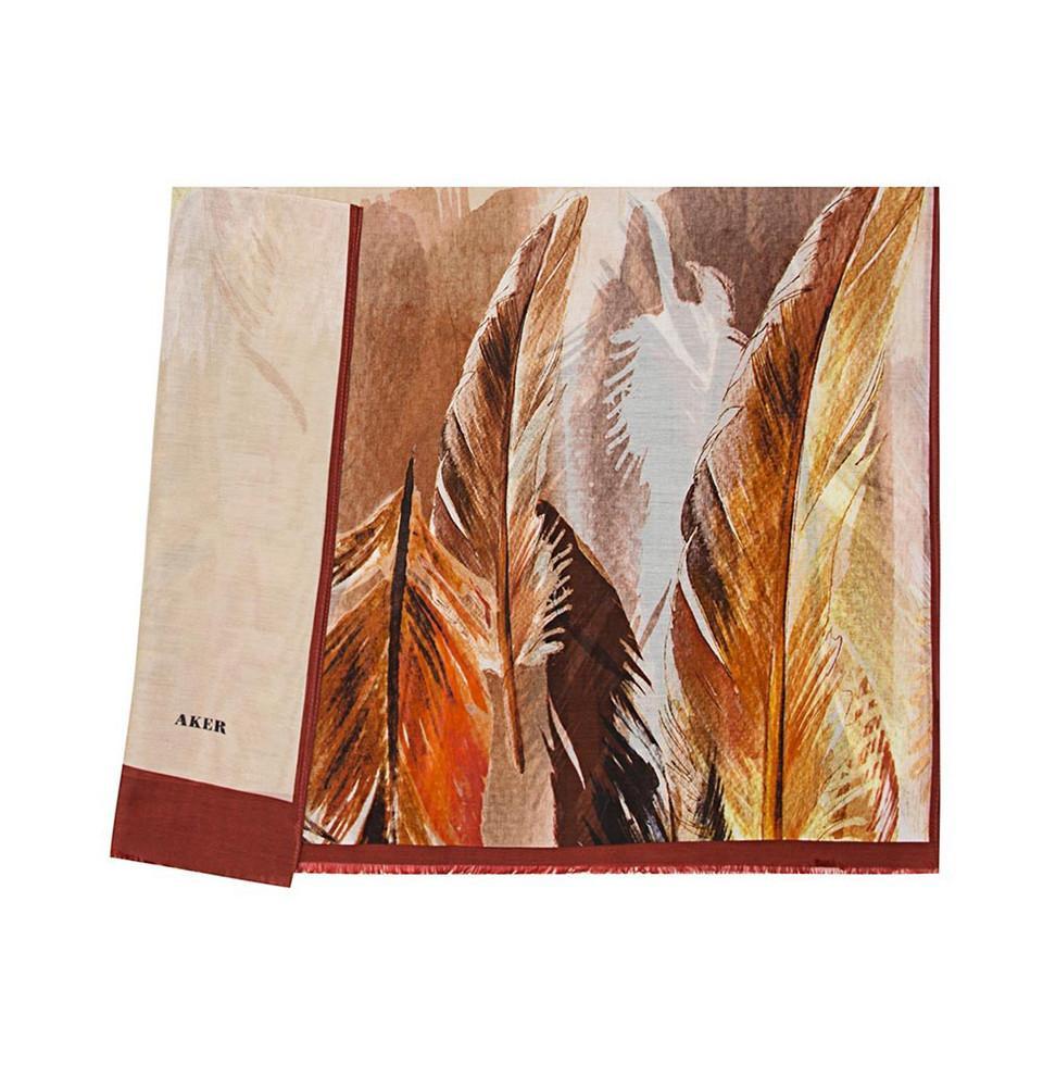 Aker Silk Cotton Patterned Hijab Shawl #7343-441
