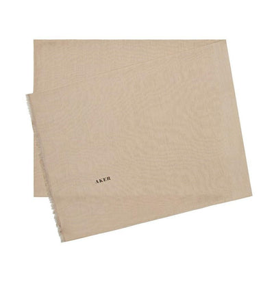 Aker Shawl 75 x 200cm / Beige Aker Silk Cotton Thin Summer Hijab Shawl # 7070-433