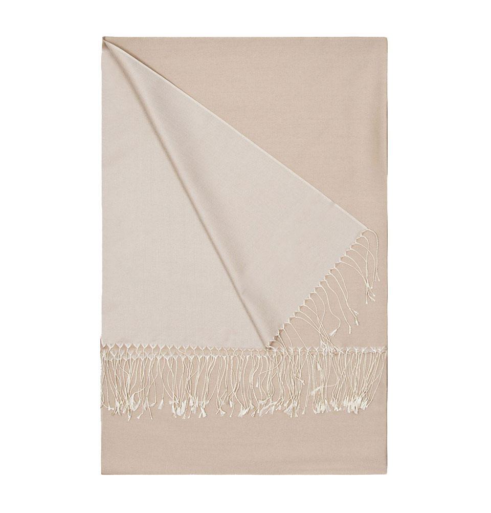 Aker Double-Sided Silk Hijab Shawl #330 - Beige