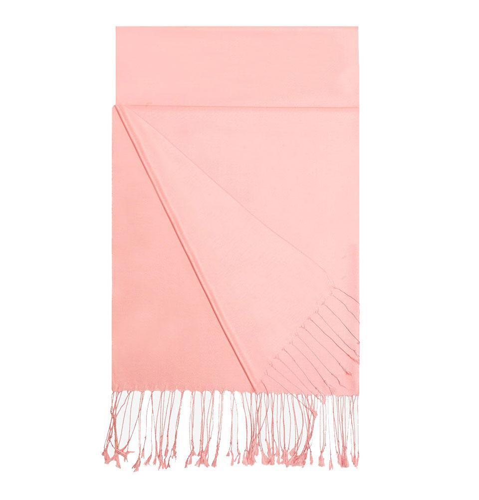 Aker Double-Sided Silk Hijab Shawl #388 - Pink