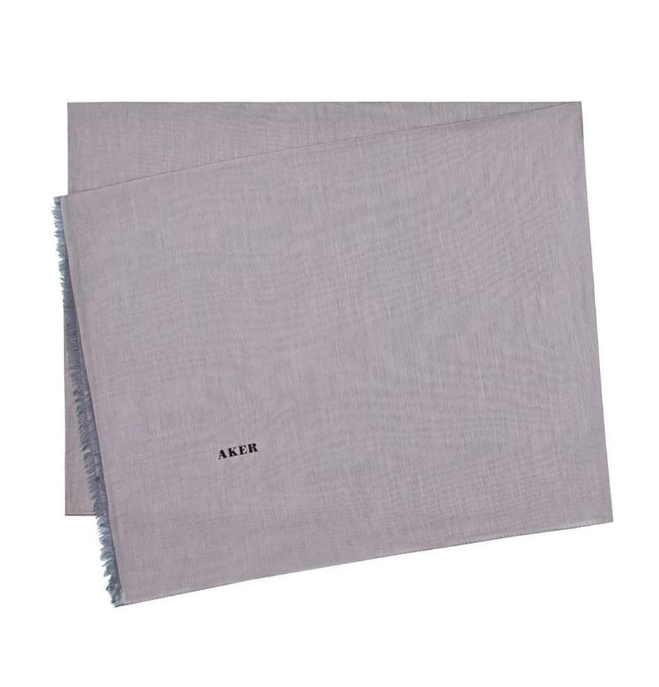 Aker Solid Silk Cotton Thin Summer Hijab Shawl Fringed #7070-471