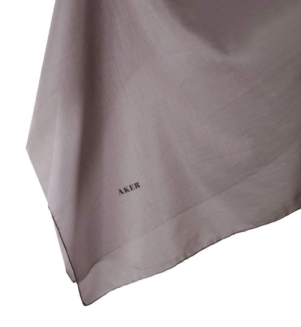 Aker Solid Silk Cotton Thin Summer Hijab Shawl Fringed #7070-471