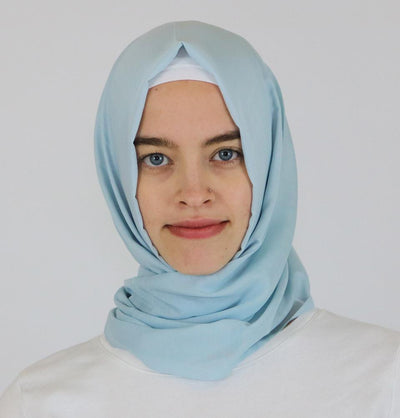 Aker Shawl Aker Ince Hijab Shawl #351 Baby Blue - Modefa 