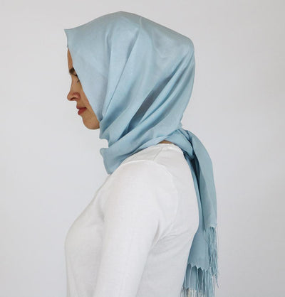 Aker Shawl Aker Ince Hijab Shawl #351 Baby Blue - Modefa 