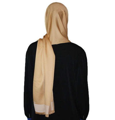 Aker Shawl Aker Solid Shawl 1002SLK-962 Golden Beige - Modefa 