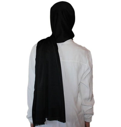 Aker Shawl Aker Solid Shawl 1002SLK Black - Modefa 