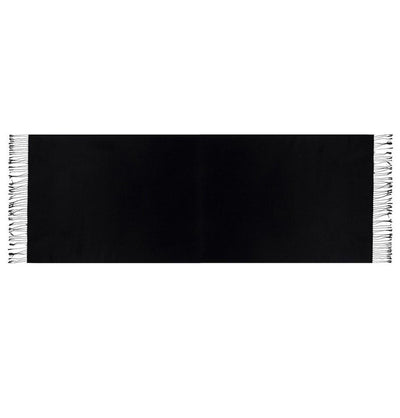 Aker Shawl Aker Double-Sided Silk Shawl #311 Black - Modefa 