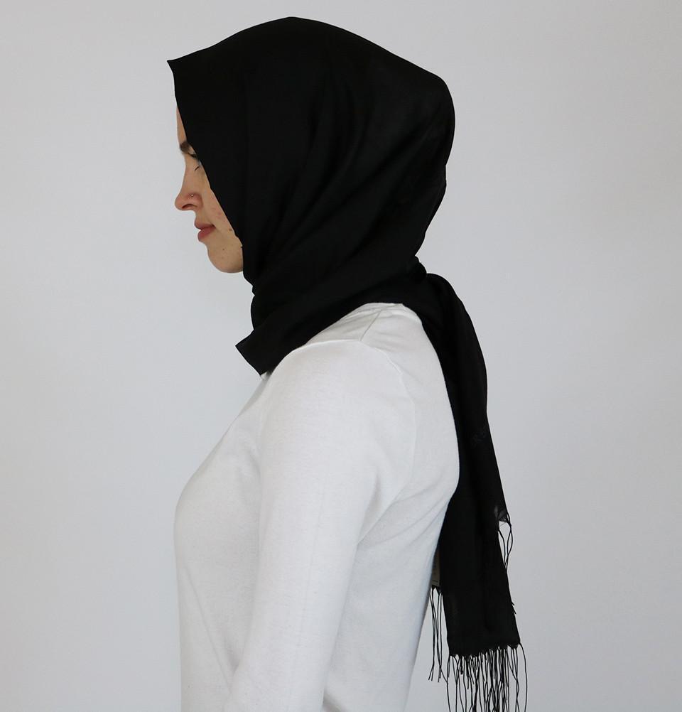 Aker Shawl Aker Ince Hijab Shawl #311 Black - Modefa 
