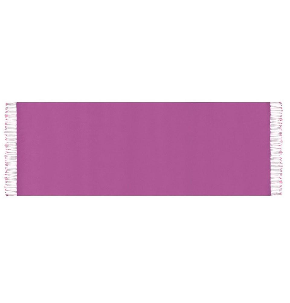 Aker Shawl Aker Double-Sided Silk Shawl #390 Fuchsia / Purple - Modefa 