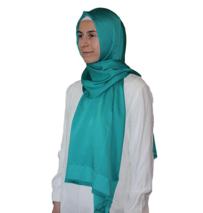 Aker Shawl Aker Solid Shawl 1002SLK-954 Sea Green - Modefa 