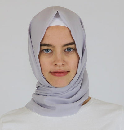 Aker Shawl Grey Aker Ince Hijab Shawl #371 Light Grey