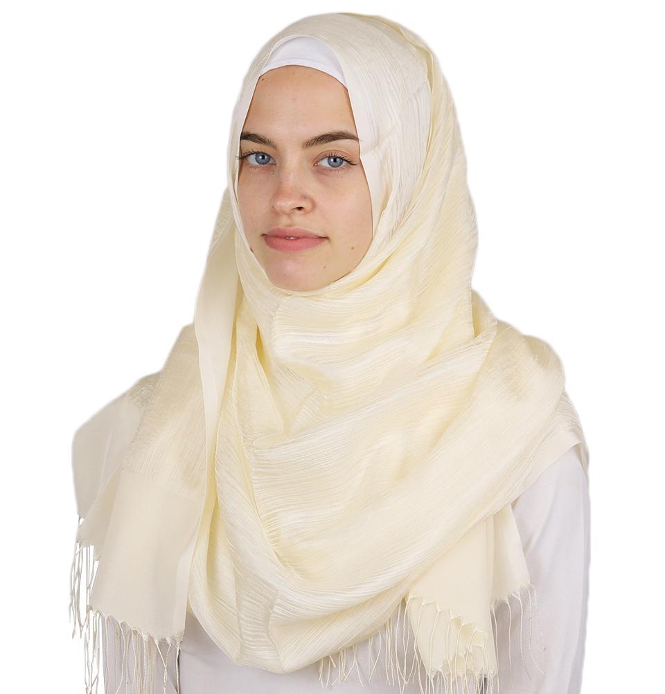 Aker Torba Hijab Wrap Shawl Ivory 912