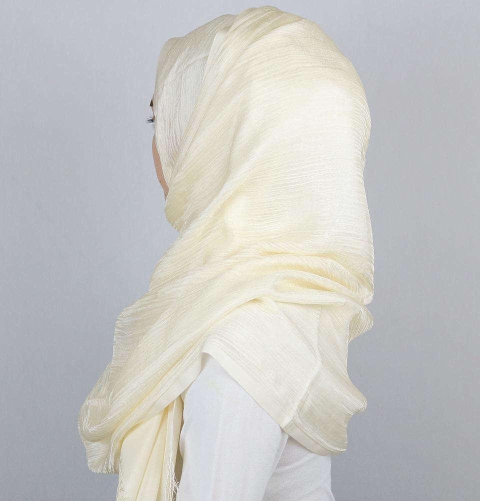 Aker Torba Hijab Wrap Shawl Ivory 912