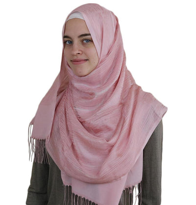 Aker Shawl Aker Torba Hijab Wrap Light Pink 991 - Modefa 