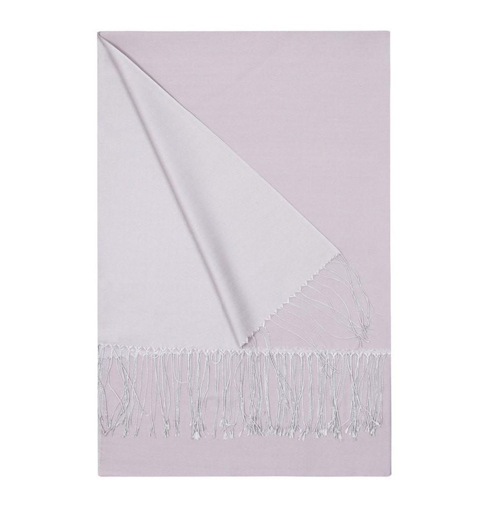 Aker Shawl Aker Double-Sided Silk Shawl #375 Pastel Purple - Modefa 
