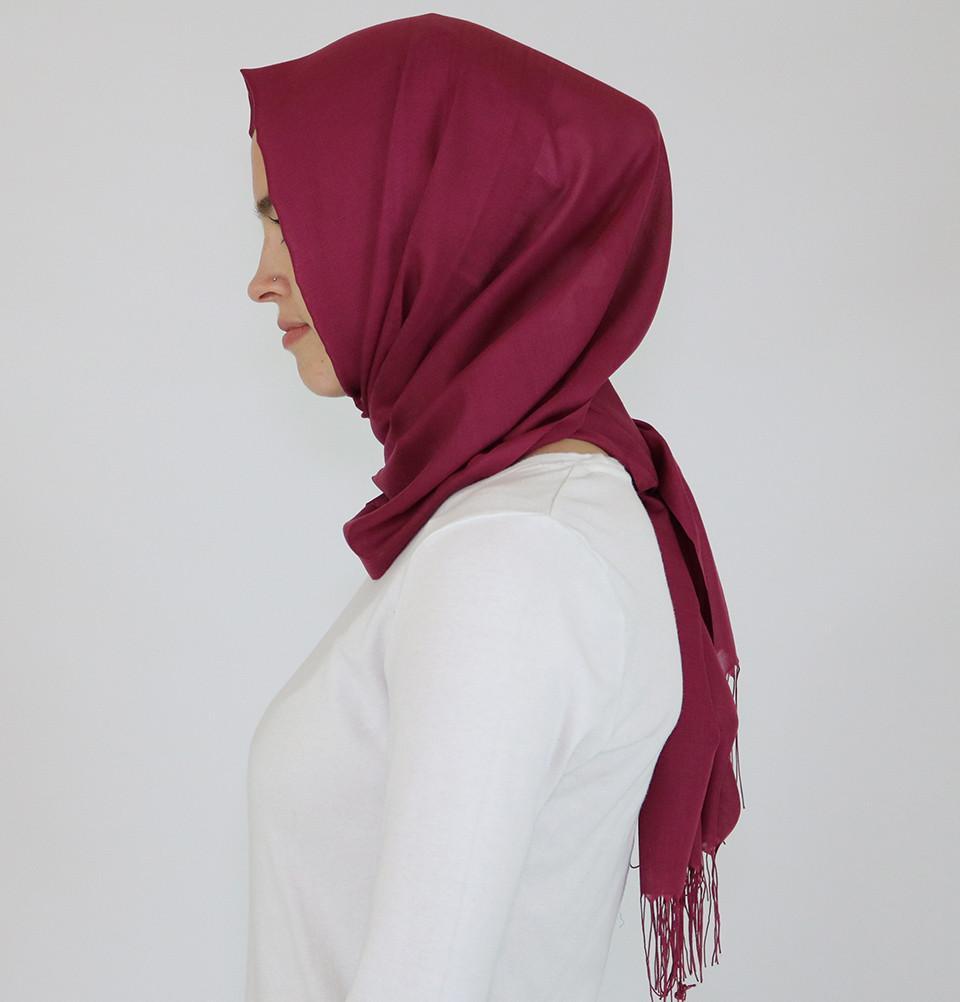 Aker Shawl Aker Ince Hijab Shawl #340 Magenta - Modefa 