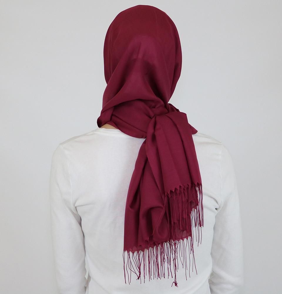 Aker Shawl Aker Ince Hijab Shawl #340 Magenta - Modefa 