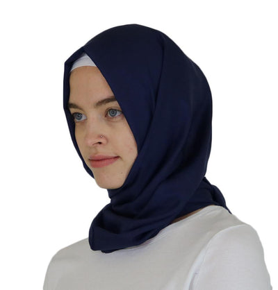 Aker Shawl Aker Ince Hijab Shawl #321 Navy Blue - Modefa 