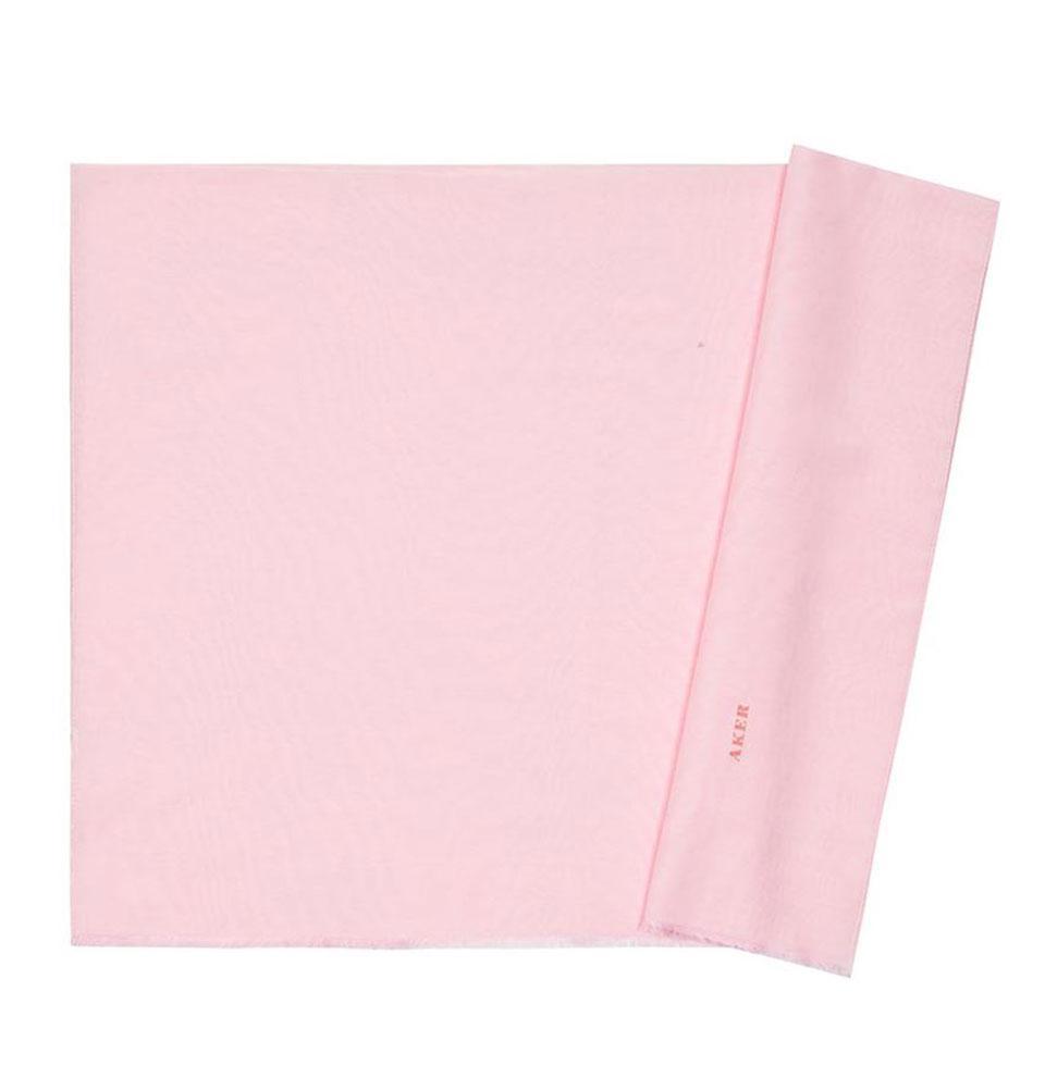 Aker Solid Silk Cotton Thin Summer Hijab Shawl Fringed #7070-497