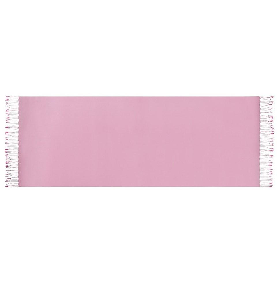 Aker Shawl Aker Double-Sided Silk Shawl #397 Pink / Gray - Modefa 