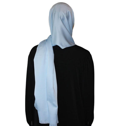 Aker Shawl Aker Solid Shawl 1002SLK-923 Baby Blue - Modefa 