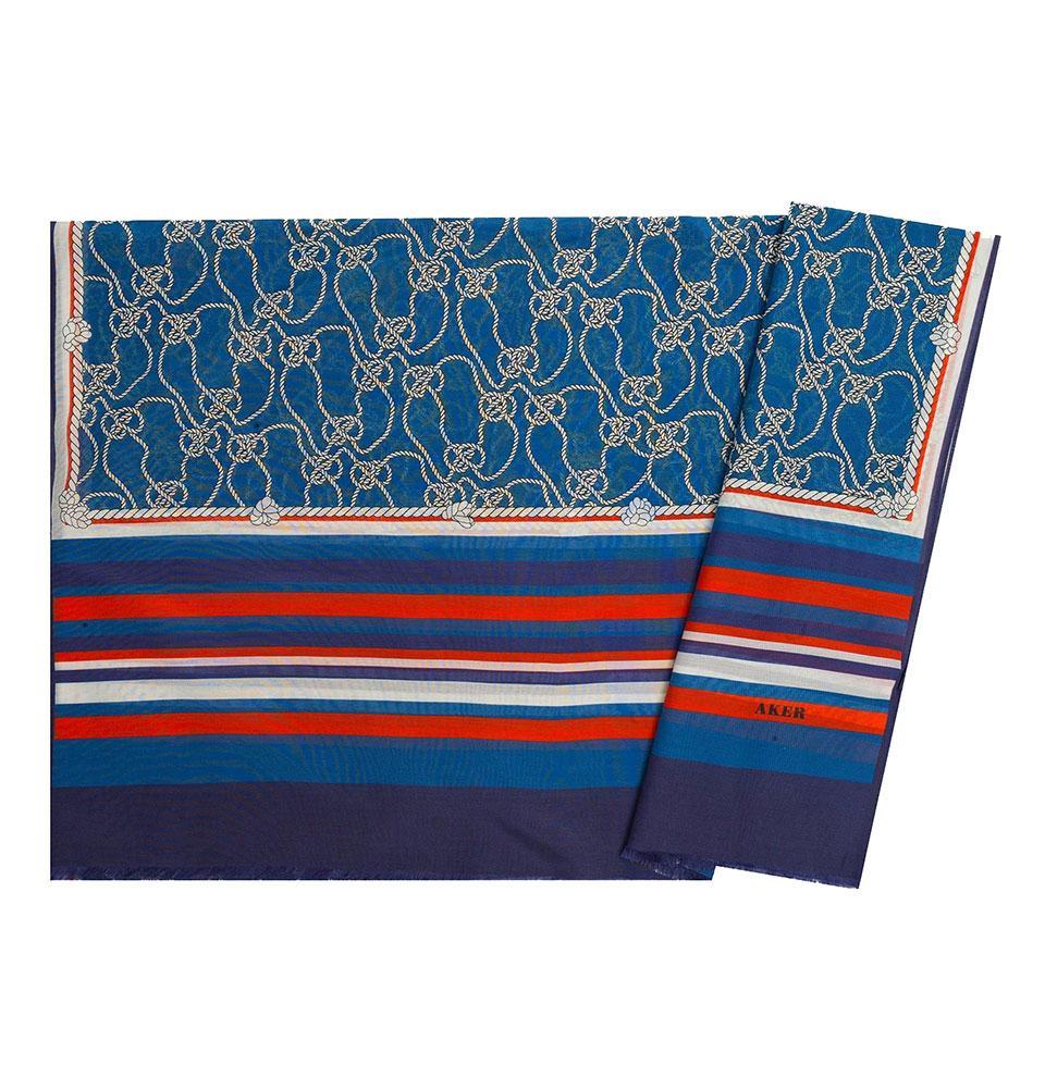 Aker Silk Cotton Patterned Hijab Shawl #7807-425