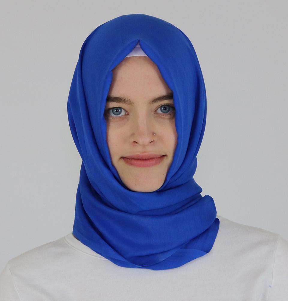 Aker Shawl Aker Ince Hijab Shawl #322 Royal Blue - Modefa 