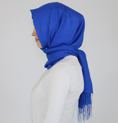 Aker Shawl Aker Ince Hijab Shawl #322 Royal Blue - Modefa 