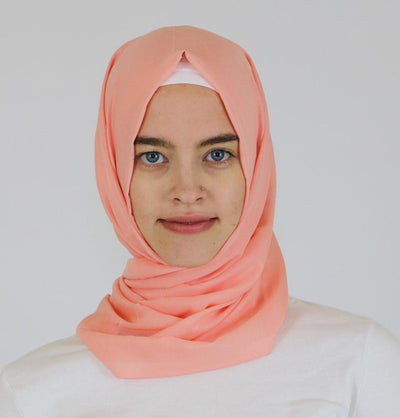 Aker Shawl Aker Ince Hijab Shawl #362 Salmon Pink - Modefa 