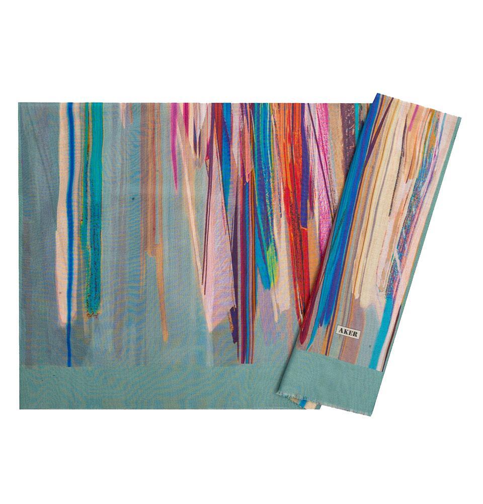 Aker Silk Cotton Patterned Hijab Shawl #7814-451