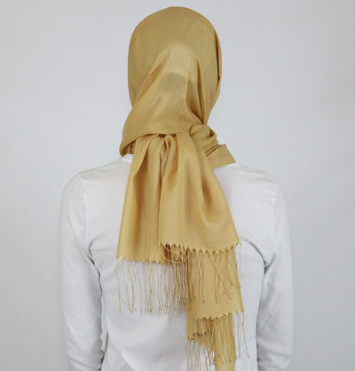 Aker Shawl Aker Ince Hijab Shawl #361 Yellow - Modefa 