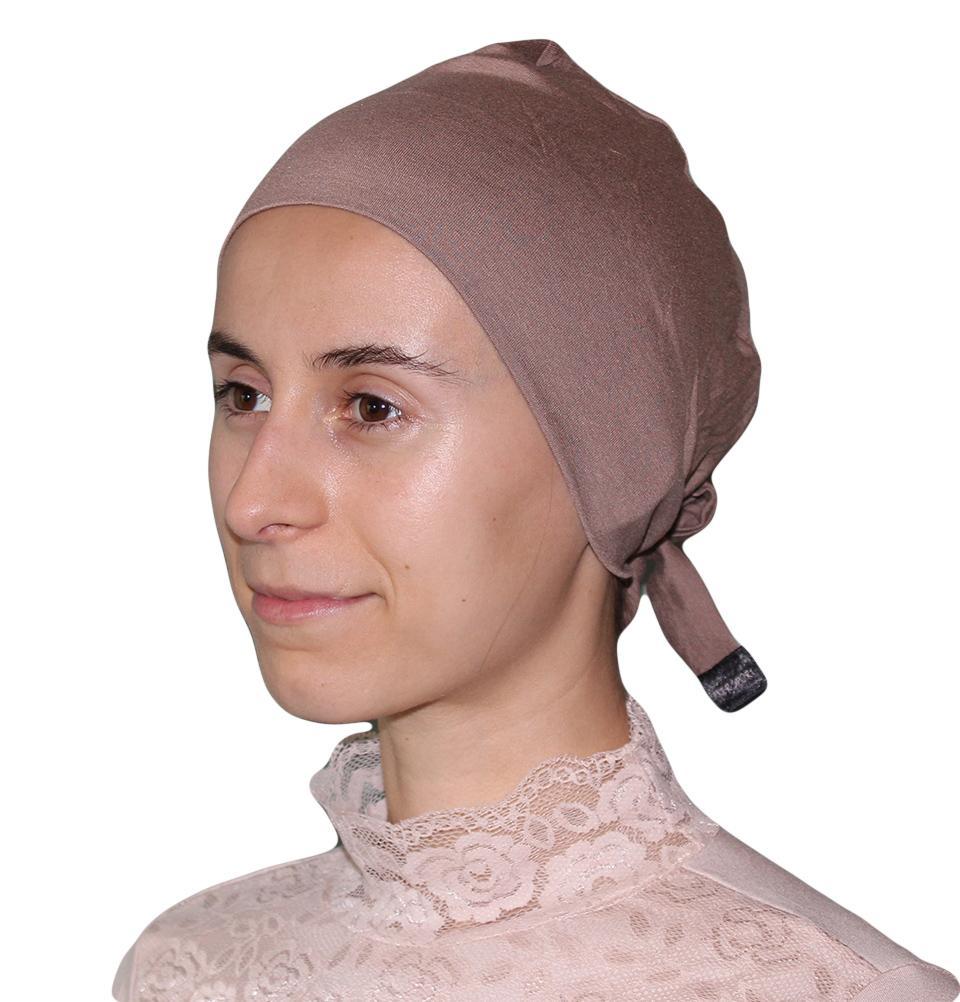 Aker Underscarf Aker Plain Hijab Bonnet Underscarf - Mink Beige - Modefa 
