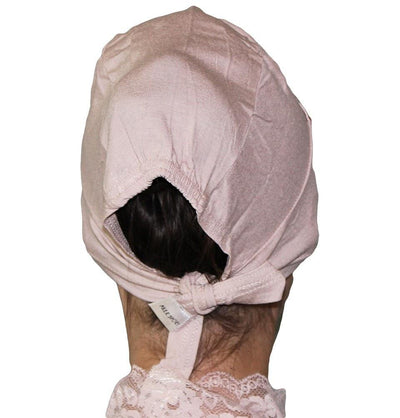 Aker Underscarf Aker Satin Bonnet Underscarf - Light Beige - Modefa 