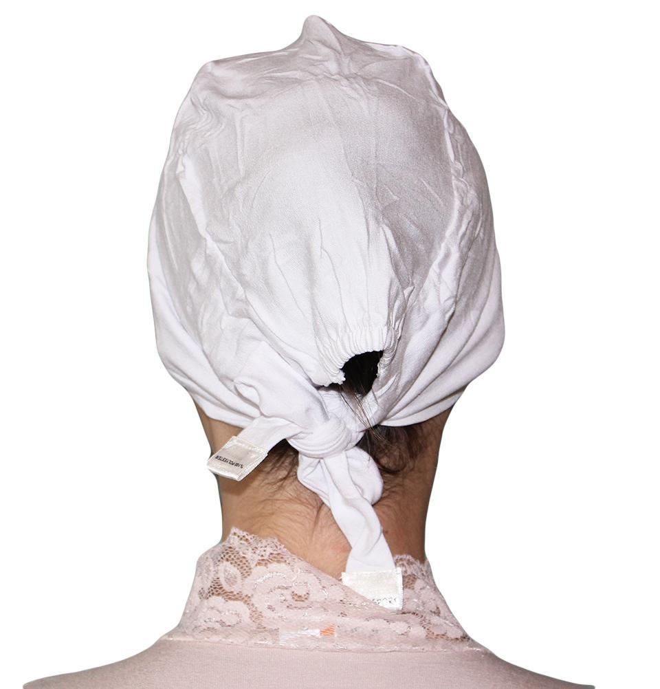 Aker Underscarf Aker Plain Hijab Bonnet Underscarf - White - Modefa 