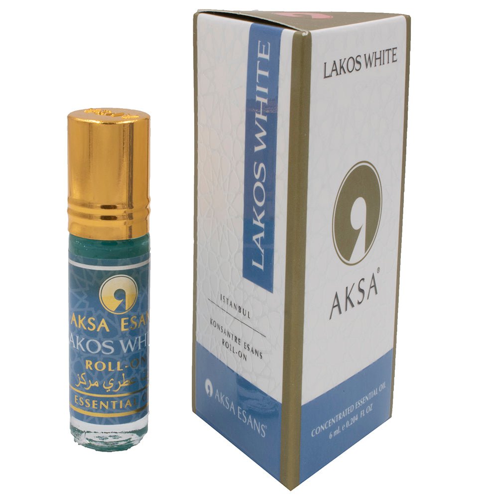 Aksa Perfume Aksa Concentrated Essential Oil Rollerball Perfume - 6ml - Lakos White