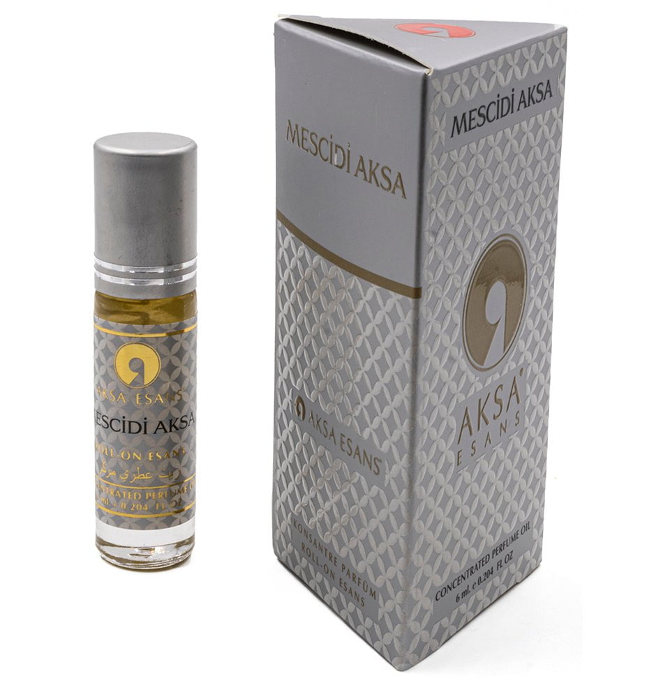 Aksa Perfume Aksa Concentrated Essential Oil Rollerball Perfume - 6ml - Mescidi Aksa