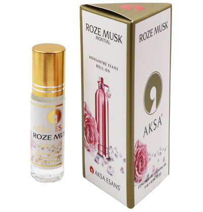 Aksa Perfume Aksa Concentrated Essential Oil Rollerball Perfume - 6ml - Roze Musk