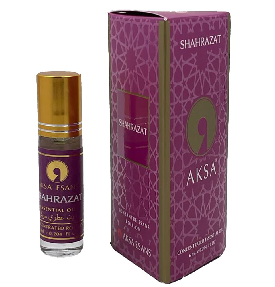 Aksa Perfume Aksa Concentrated Essential Oil Rollerball Perfume - 6ml - Shahrazat