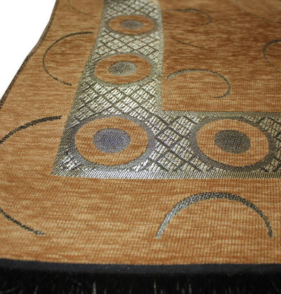Altinoluk Prayer Rug Chenille Tulip Thin Woven Prayer Mat Brown & Red - Modefa 
