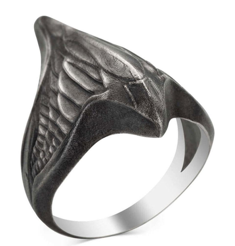 Men's Sterling Silver Licensed Ertugrul Ring