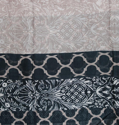Armine Gold Cotton Printed Hijab Shawl 077-BF1403