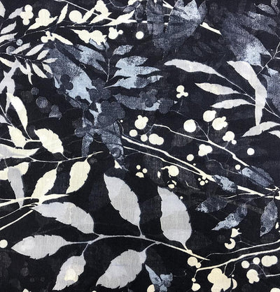 Armine Gold Cotton Hijab Shawls Floral 077-020