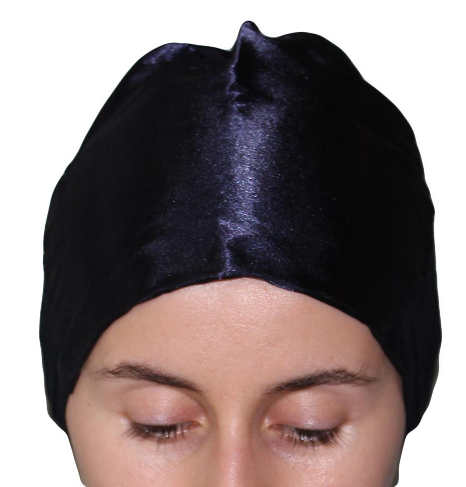 Armine Satin Hijab Bonnet Underscarf - Midnight Blue