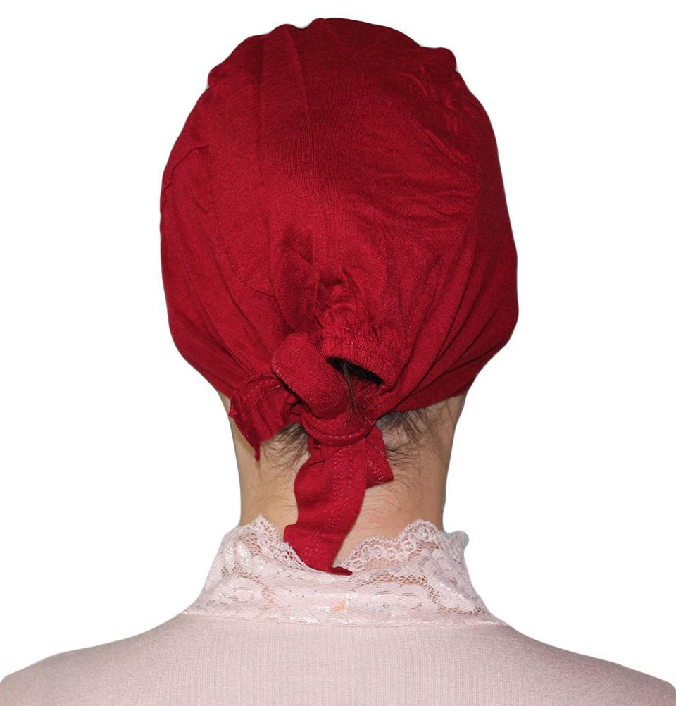 Armine Jersey Hijab Bonnet Underscarf - Red
