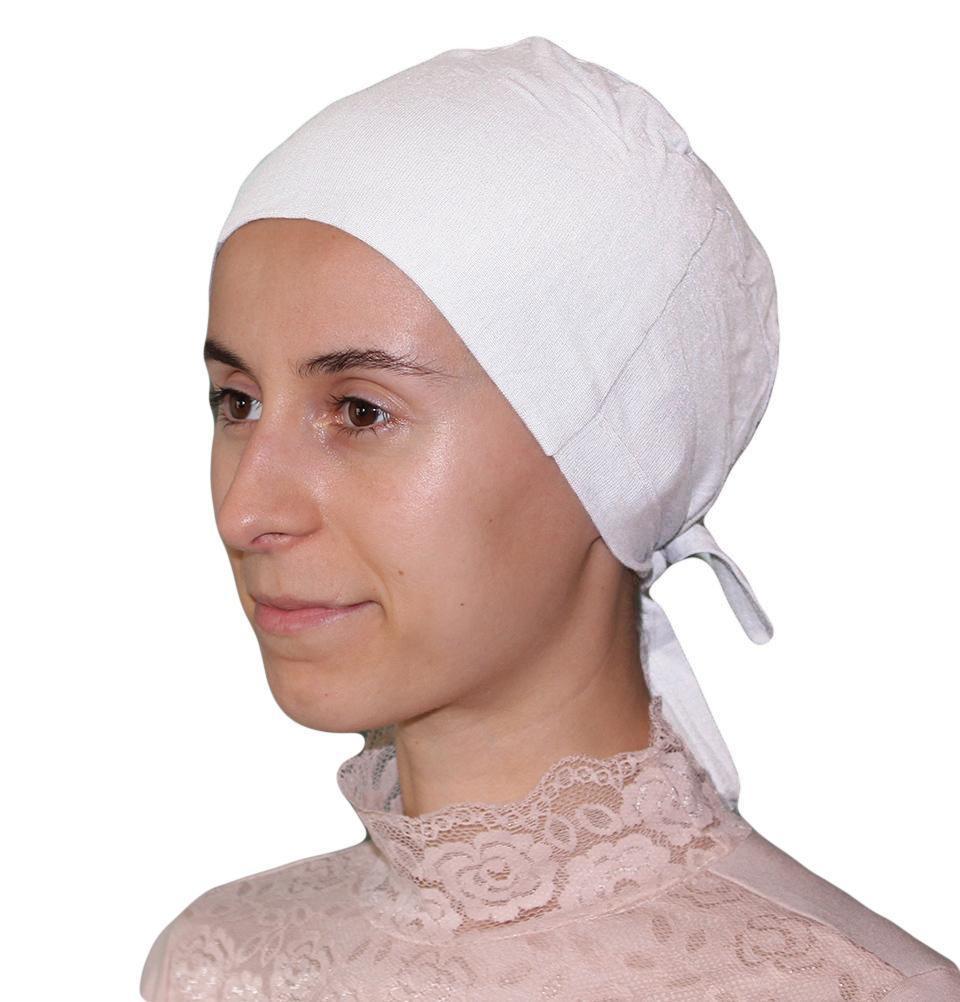 Armine Jersey Hijab Bonnet Underscarf - White